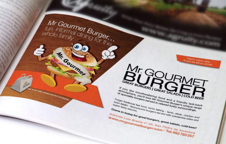 Mr Gourmet Burger Advert