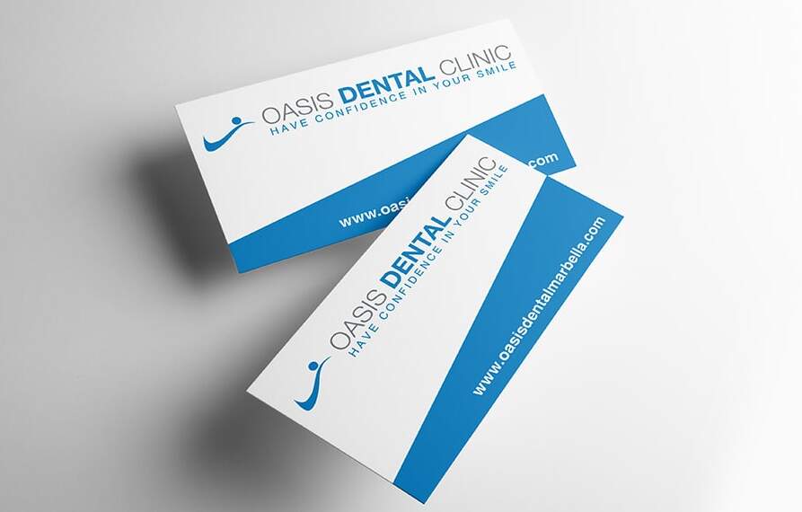 Oasis Dental business card