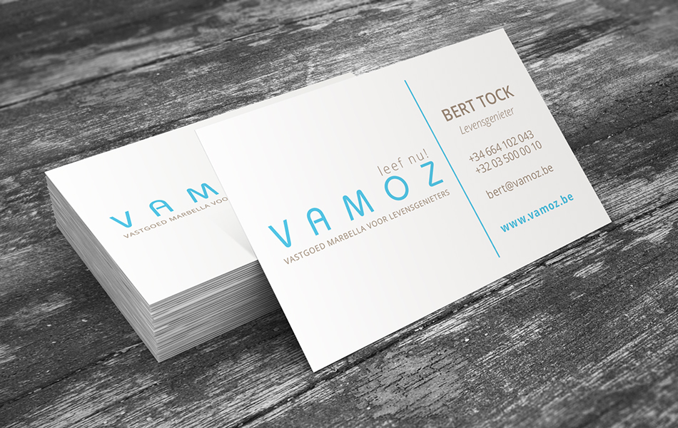 Vamoz business card