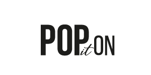 Pop It On logo