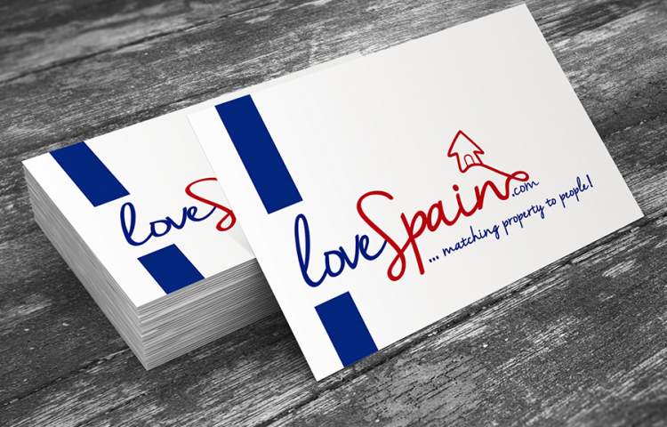 Love Spain business card