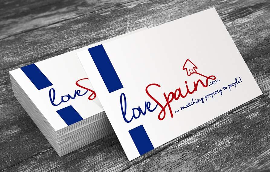 Love Spain business card