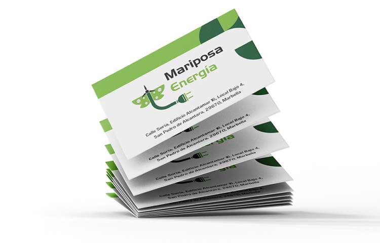 Mariposa Energia business card