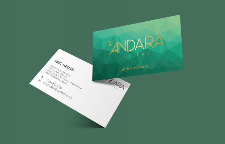 AndaraVillas_Businesscards_RedlineCompany