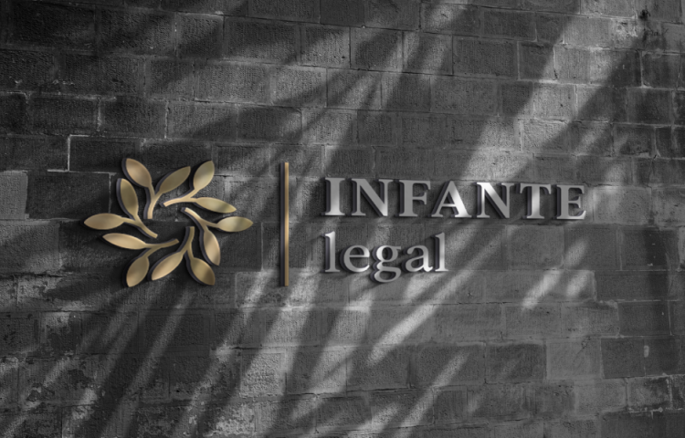 Infante Legal logo on wall