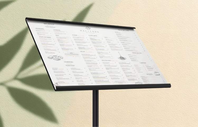 Menu Hacienda Los Naranjos - Redline Company